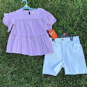 Girls medium matching clothing set